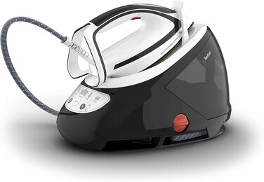 Tefal High Pressure Steam Generator Iron, Pro Express Ultimate, Black &amp; White, 1.9 L, GV9550