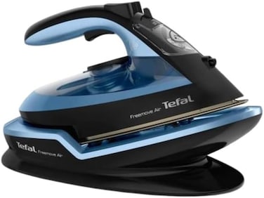Tefal Free Move Air Cordless Steam Iron FV6551. 2400 watts Colour- Black and metal blue