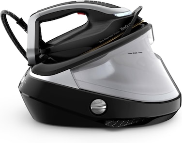 Tefal GV9821 Pro Express Vision Steam Iron Station, 3000 W Iron, 9-Bar Ironing Station, Optimal Steam/Temperature Combination for All Fabric Types, Removable Water Tank and 800 g/min Steam Boost