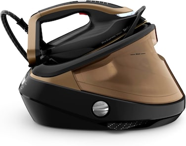 Tefal High Pressure Steam Generator Iron, Black &amp; Gold, GV9820G0, Tefal Pro Express Vision GV9820 High Pressure Steam Generator Iron, 2700 Watts