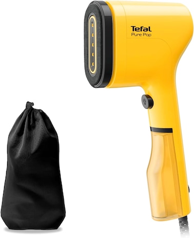 Tefal Garment Steamer, Pure POP, Steams/Purifies Garments, Steam Output Upto 20 g/min, Delicate Fabrics, Reversible Pad System, Travel-Friendly, DT2026G0