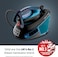 Tefal Express Vision SV8155G0 - Steam Generator, 2800W, 500g/min Boost Shot, 130g/min Continuous Output, Durilium Airglide Autoclean Soleplate, Removable Calc Collector, Blue And Black