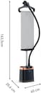 Tefal Pro Style Care IT8480 - Garment Steamer, 2000W, 42g/min Continuous Steam, 5 Steam Settings, Refreshes And Sanitizes, Ideal For All Fabrics, Press &amp; Steam Vertical System, Time-Saving