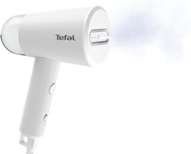 Tefal Garment Steamer Origin Travel Handheld Garment Steamer 1200 W Travel-Friendly Foldable Steamers Clothes 25-Seconds Heat-Up Time 1 Years Warranty DT1020