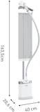 Tefal Garment Steamer Pro Style Care Extra-Powerful Steam Up to 42 g/minute Perfect Result  White and Silver 2 Years Warranty IT8470M0