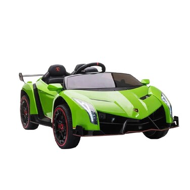 Megastar Ride on 12 v Licensed   Lamborghini Veneno Butterfly 12V 2 Seater Ride On Car -green