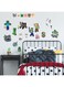 RoomMates RMK5366SCS Minecraft Characters Peel and Stick Wall Decals