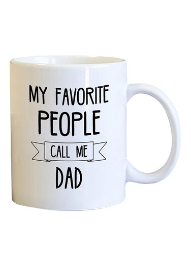 Your Wall Funny Dad Quote Printed Coffee Mug White/Black