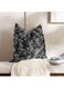 Home Polynesia Jacquard Filled Cushion With Feather Insert 50x50cm - Black