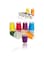 Sweet seven 120 Multicolor Biodegradable Paper Cups - 9oz Party Cups for DIY Holidays, Weddings, 6 Vibrant Colors