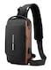 Multifunction Shoulder Bag with USB Port &amp; Back Pockets &ndash; Travel, Adventure &amp; Daily Use