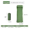 Single Camping Sleeping Pad Inflatable Camping Pad Ultralight Sleeping Mat with Pillow for Camping Hiking Traveling Durable &amp; Waterproof