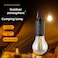 LED Bulb with Hook Waterproof Hanging Camping Bulb for Outdoor