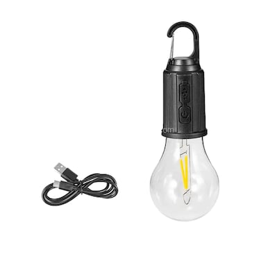 LED Bulb with Hook Waterproof Hanging Camping Bulb for Outdoor