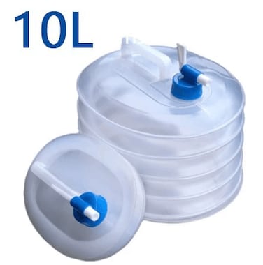Outdoor Folding Water Bag Camping Foldable Water Container Multifunctional Retractable Storage Water Bottle
