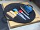 Grill pan set, round stovetop pan, non-stick  pan SET (34 cm) includes, gloves, handle, brush, tong