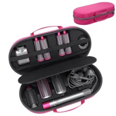 Eva pink Curling Iron case Travel Storage Protective Travel Hair Dryer case Dyson Hairstyling Protective Case