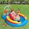 Intex 57453 Inflatable Rainbow Ring Play Center Water Slide Island Outdoor Use Pool for Kids