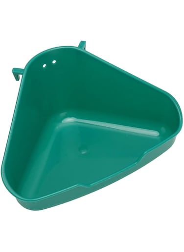 Sorandy Rabbits, Corner Litter Pan for Ferrets, Rats, Guinea Pigs and Other Small Animals, Proof Triangle Potty Trainer Corner Litter Bedding Box for Baby Rabbit, Chinchillas (S (for