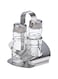 Harmony 83113 Salt, Pepper And Toothpick Bottles With Metal Stand Set - 2 Pieces,Clear