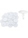 TERRIFI 50 Pack Self Adhesive Wall Hook Sticky Ceiling Hooks, Transparent Seamless Wall Hooks Ceiling Suspension, Suitable for Party Decoration Accessory Kitchen Bathroom Hanging
