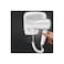 Wall-Mounted Hair Dryer ,3 Speeds, Low Noise, Stylish &amp; Compact Home, Hotel, Gym Use
