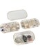 3-Layer Jewelry Organizer Box, Stackable 3-Layers Clear Jewelry Box with Lid, for Earrings, Rings, Necklaces, Bracelets, Earring Box Display Holder, Clear Bead Storage Containers for Crafts (Gold)