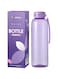 ESSEN Tritan Plastic Water Bottle for Kids School Gym BPA Free Water Bottle Leak Proof for Office Outdoor Water Bottle Sports Exercise Travel with Carry Strap Purple &ndash; 650 ml