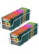 Tea Bag Organizer,Clear Tea Bag Storage Holder Tea Box,Food Storage Organizer Bins Box for Sugar Packet,Coffee,Spice Pouches in Kitchen,Cabinet,Countertop,Pantry (2 Pack)