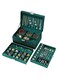 Hileny Jewelry Box Makeup Cosmetic Case, Jewelry Organizer for Women 3-Layer Jewelry Box Organize Jewelry Box with Lock Jewelry Holder for Necklace Earrings Bracelets Rings Watches(Green-3 Layer)