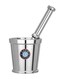 Premium Stainless Steel Mortar &amp; Pestle (Khalbatta) &acirc;&euro;&ldquo; 8.5 cm Diameter Mortar with 15.5 cm Pestle, Rust-Proof &amp; Chemical-Free, Heavy-Duty Design for Effortless Herb and Spice Crushing, Durable and Long-Lasting Kitchen Essential