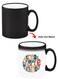 Color Changing Heat Sensitive Ceramic Mug, Image Revealed When HOT Liquid is Added! TPWK-01