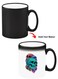 Color Changing Heat Sensitive Ceramic Mug, Image Revealed When HOT Liquid is Added! Colourful Skull
