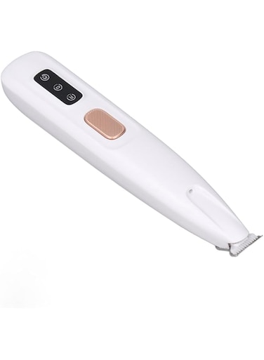 Electric Cat Hair Trimmer with LED Light, Rechargeable Dog Trimmer Pet Grooming Clippers, Low Noise for Trimming Pet's Hair Around Paws Eyes Ears Face Rump