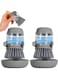 Dish Scrub Brush with Soap Dispenser and Drip Tray - Durable Palm Scrub Brush for Dish, Pot, Pan, and Sink Cleaning - Ergonomic Kitchen Scrubber with Storage Stand