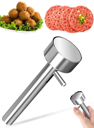 Falafel Scoop, Falafel Maker Scoop, Stainless Non-Stick Falafel Baller Tool, Falafel Shaper for Delicious Falafel Balls, Meatballs and Kitchen Gadgets