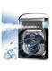 Portable Air Conditioners,Mini Evaporative Cooler,700ml Cooler 3 Speeds, Desktop Humidifier,USB Personal Conditioner with 7 LED Light for car Home Office Room.Water Mist Spray Fan (Black)