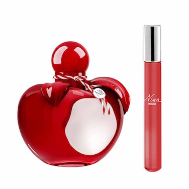 Nina Ricci Nina Rouge For Women Set Edt 50ml + Roll-on 10ml