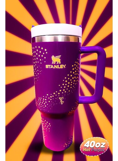 40oz Tumbler &acirc;&euro;&ldquo; Barbie Pink Aesthetic Limited Edition Stainless Steel Travel Mug with Straw   Reusable BPA-Free Cup   Leak-Resistant FlowState&acirc;&bdquo;&cent; Lid   Double Wall Vacuum Insulated   Hot &amp; Cold Up to 24 Hours   Ergonomic Handle   Dishwasher Safe   Cup Holder Friendly