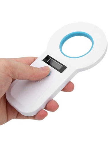 Dpofirs Pet Microchip Scanner, Microchip Reader, Animal Tag Reader Pet Microchip Scanner for RFID 34.2Khz/125Khz Rechargeable Support for EMID/FDX‑B