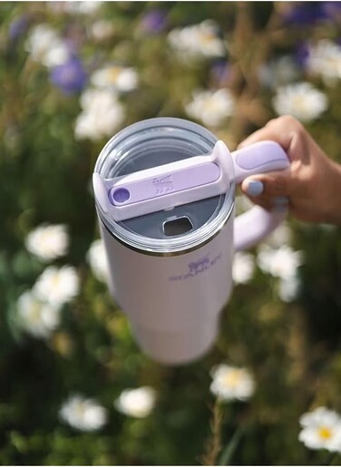 Quencher H2.0 FlowState Stainless Steel Vacuum Insulated Tumbler with Lid and Straw for Water, Iced Tea or Coffee, Smoothie and More, 40Ounce Stainless Steel 32x15x 10cm
Purple