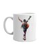 Print Printed Porcelain Mug White/Green/Red