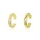 Temperament Ladies Light Luxury Pearl Double Layer Earrings Diamond Earrings, Specification:EH0930