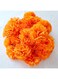 TRvancat Marigold Flower Heads Bulk 30Pcs, Silk Artificial Flowers for DIY for Diwali,Indian Festival, DIY Marigold Garland Wedding Decor 5cm(Orange)