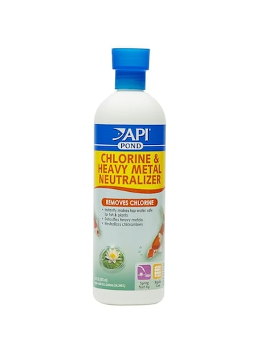 API Pond Chlorine &amp; Heavy Metal Neutralizer, 16 OZ