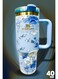 40oz Tumbler Stainless Steel Travel Mug with Reusable Straw BPA Free Sustainable and Dishwasher Safe with Leakproof FlowState Lid Double Wall Insulation Keeps Beverages Hot for 16 Hours and Cold for 24 Hours Slim Base Fits Most Vehicle Cup Holders Durable Ergonomic Handle for Travel Outdoor and Daily Use