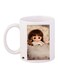 Doll Printed Coffee Mug White/Black/Pink 11ounce