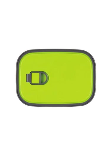 AKDC Rectangular Food Container 350ml, Stainless Steel, Green