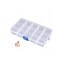 Plastic Storage Box - 15 Compartments 17 X 10 X 2.2cm