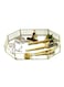 Retro Design Organizer Tray Gold/Clear 315x215x50mm